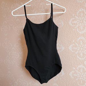 Black ballet leotard